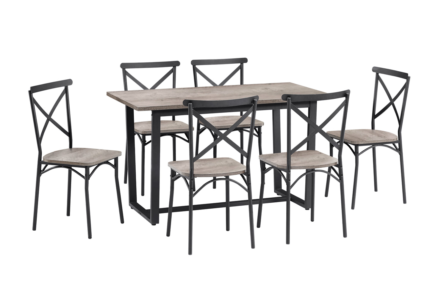 7 Pieces Dining Set 7-Piece Kitchen Table Set Perfect for Kitchen Breakfast Nook